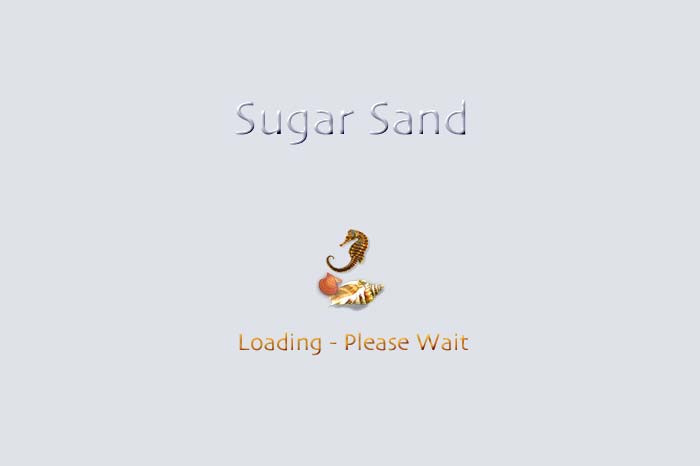 Cover page to slide show Sugar Sand.