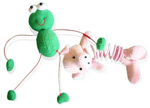 Cat toys Froggy and Piggy 