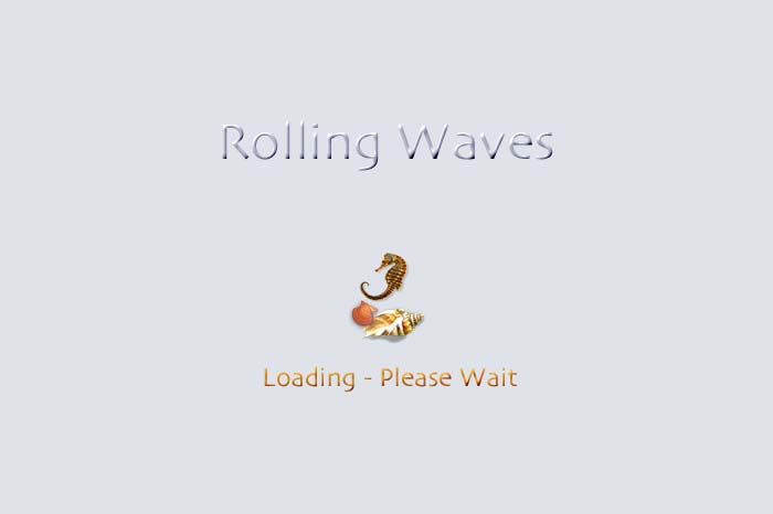 Cover page to slide show Rolling Waves.